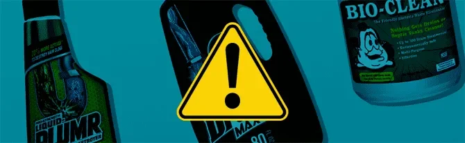 avoid in drains