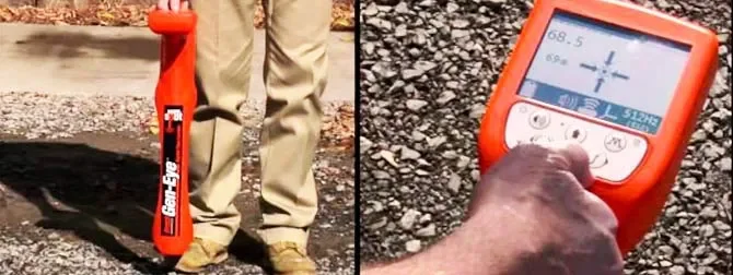 Inspection du localisateur de drains