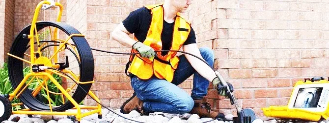 plumber drain camera inspection