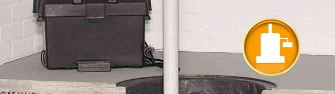 Pompes de puisard à batterie de secours