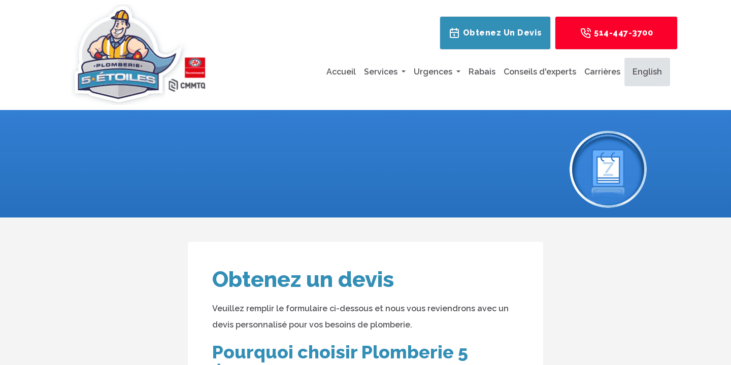 Plomberie 5 Etoiles in Montréal-Nord